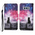 For Samsung Galaxy S10e Colored Drawing Pattern Horizontal Flip Leather Case with Holder & Card Slots & Wallet & Lanyard(Starry Cat)