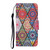 For Samsung Galaxy A40 Colored Drawing Pattern Horizontal Flip Leather Case with Holder & Card Slots & Wallet & Lanyard(Rhombus Totem)
