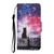 For Samsung Galaxy S20 Colored Drawing Pattern Horizontal Flip Leather Case with Holder & Card Slots & Wallet & Lanyard(Starry Cat)