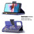 For Xiaomi Redmi Note 10 4G Colored Drawing Pattern Zipper Horizontal Flip Leather Case with Holder & Card Slots & Wallet(Purple Butterfly)