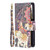 For Xiaomi Redmi Note 10 4G Colored Drawing Pattern Zipper Horizontal Flip Leather Case with Holder & Card Slots & Wallet(Flower Elephants)