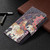 For Xiaomi Redmi Note 10 4G Colored Drawing Pattern Zipper Horizontal Flip Leather Case with Holder & Card Slots & Wallet(Flower Elephants)