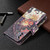 For Samsung Galaxy A32 4G Colored Drawing Pattern Zipper Horizontal Flip Leather Case with Holder & Card Slots & Wallet(Flower Elephants)