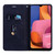 For Samsung Galaxy A12 5G Frosted Business Magnetic Horizontal Flip PU Leather Case with Holder & Card Slot & Lanyard(Black)