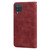 For Samsung Galaxy A12 5G Frosted Business Magnetic Horizontal Flip PU Leather Case with Holder & Card Slot & Lanyard(Brown)