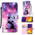 For Samsung Galaxy A82 5G Colored Drawing Pattern Plain Weave Horizontal Flip Leather Case with Holder & Card Slot & Wallet & Lanyard(Baby Panda)