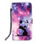 For Samsung Galaxy A82 5G Colored Drawing Pattern Plain Weave Horizontal Flip Leather Case with Holder & Card Slot & Wallet & Lanyard(Baby Panda)