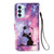 For Samsung Galaxy A82 5G Colored Drawing Pattern Plain Weave Horizontal Flip Leather Case with Holder & Card Slot & Wallet & Lanyard(Baby Panda)