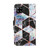 For Samsung Galaxy A22 4G Coloured Drawing Pattern Horizontal Flip PU Leather Case with Holder & Card Slots & Wallet & Lanyard(Black Marble)