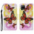 For Samsung Galaxy A22 4G Coloured Drawing Pattern Horizontal Flip PU Leather Case with Holder & Card Slots & Wallet & Lanyard(Chrysanthemum Butterfly)