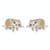 S925 Sterling Silver Cute Sloth Ear Studs Women Earrings