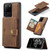 For Samsung Galaxy Note20 Ultra JEEHOOD Retro Magnetic Detachable Protective Case with Wallet & Card Slot & Holder(Brown)