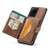 For Samsung Galaxy Note20 Ultra JEEHOOD Retro Magnetic Detachable Protective Case with Wallet & Card Slot & Holder(Brown)