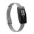 For Fitbit Ace 3 / Inspire 2 Double Insurance Buckle Milanese Watch Band(Silver)
