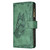 For iPhone 11 Pro Max Flying Butterfly Embossing Pattern Zipper Horizontal Flip Leather Case with Holder & Card Slots & Wallet(Green)