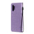 For Samsung Galaxy A32 4G Tree & Cat Pattern Pressed Printing Horizontal Flip PU Leather Case with Holder & Card Slots & Wallet & Lanyard(Light Purple)