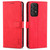 For Samsung Galaxy A52 5G / 4G AZNS Skin Feel Calf Texture Horizontal Flip Leather Case with Card Slots & Holder & Wallet(Red)