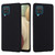 For Samsung Galaxy A22 4G Solid Color Liquid Silicone Dropproof Full Coverage Protective Case(Black)