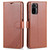 For Xiaomi Redmi Note 10 4G AZNS Sheepskin Texture Horizontal Flip Leather Case with Holder & Card Slots & Wallet(Brown)