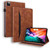 For iPad Pro 12.9 inch 2022 / 2021 / 2020 Business Shockproof Horizontal Flip Leather Tablet Case with Holder & Card Slots & Photo Frame & Pen Slot & Sleep / Wake-up Function(Brown)