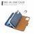 For iPhone 11 Pro Crazy Horse Texture Detachable Magnetic Back Cover Horizontal Flip Leather Case with Holder & Card Slots & Photo Frame & Wallet (Blue)