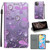 For iPhone 11 Pro Max Voltage Colored Drawing Magnetic Clasp Horizontal Flip PU Leather Case with Holder & Card Slots (C16 Water Drop Six Petal Flower)