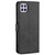 For Samsung Galaxy A22 5G AZNS Skin Feel Calf Texture Horizontal Flip Leather Case with Card Slots & Holder & Wallet(Black)