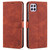 For Samsung Galaxy A22 5G AZNS Skin Feel Calf Texture Horizontal Flip Leather Case with Card Slots & Holder & Wallet(Brown)