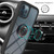 For Samsung Galaxy A02s EU Version Starry Sky Solid Color Series Shockproof PC + TPU Protective Case with Ring Holder & Magnetic Function(Black)