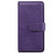 For Xiaomi Redmi Note 10 Pro Multifunctional Magnetic Copper Buckle Horizontal Flip Solid Color Leather Case with 10 Card Slots & Wallet & Holder & Photo Frame(Purple)