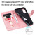 For Samsung Galaxy S21 FE Fashion Calf Texture Zipper Horizontal Flip Leather Case with Holder & Card Slots & Wallet(Rose Gold)