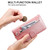 For Samsung Galaxy S21 FE Fashion Calf Texture Zipper Horizontal Flip Leather Case with Holder & Card Slots & Wallet(Rose Gold)