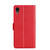 For iPhone XR Ultra-thin Voltage Side Buckle PU + TPU Horizontal Flip Leather Case with Holder & Card Slot(Red)