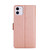 Ultra-thin Voltage Side Buckle PU + TPU Horizontal Flip Leather Case with Holder & Card Slot For iPhone 11(Rose Gold)