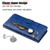 For Samsung Galaxy S21 FE Fashion Calf Texture Zipper Horizontal Flip Leather Case with Holder & Card Slots & Wallet(Blue)