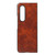 For Samsung Galaxy Z Fold3 5G Business Leather Texture Shockproof Protective Leather Case(Brown)