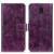 For Nokia C01 Core Retro Crazy Horse Texture Horizontal Flip Leather Case with Holder & Card Slots & Photo Frame & Wallet(Purple)