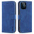 For iPhone 12 Pro Max AZNS Skin Feel Calf Texture Horizontal Flip Leather Case with Card Slots & Holder & Wallet(Blue)