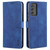 For Samsung Galaxy A82 5G AZNS Skin Feel Calf Texture Horizontal Flip Leather Case with Card Slots & Holder & Wallet(Blue)