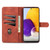 For Samsung Galaxy A82 5G AZNS Skin Feel Calf Texture Horizontal Flip Leather Case with Card Slots & Holder & Wallet(Blue)