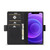 For iPhone 12 Pro Max LC.IMEEKE Magnetic Buckle PU + TPU Horizontal Flip Leather Case with Holder & Card Slots & Wallet(Black)