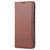 For Samsung Galaxy A82 5G AZNS Magnetic Calf Texture Horizontal Flip Leather Case with Card Slots & Holder & Wallet(Dark Brown)