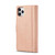 LC.IMEEKE Magnetic Buckle PU + TPU Horizontal Flip Leather Case with Holder & Card Slots & Wallet For iPhone 11(Rose Gold)