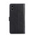 For iPhone XS Max Zipper Bag PU + TPU Horizontal Flip Leather Case with Holder & Card Slot & Wallet & Lanyard(Black)