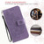 For iPhone 13 7-petal Flowers Embossing Pattern Horizontal Flip PU Leather Case with Holder & Card Slots & Wallet & Photo Frame(Light Purple)