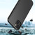 For iPhone 13 mini Skin Feel Frosted PC + TPU Shockproof Case with Color Button (Black)