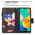 For Samsung Galaxy M32 Colored Drawing Pattern Zipper Horizontal Flip Leather Case with Holder & Card Slots & Wallet(Lotus)