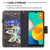 For Samsung Galaxy M32 Colored Drawing Pattern Zipper Horizontal Flip Leather Case with Holder & Card Slots & Wallet(Big Butterfly)