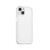 For iPhone 13 Skin Feel Frosted PC + TPU Shockproof Case with Color Button(White)