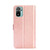 Zipper Bag PU + TPU Horizontal Flip Leather Case with Holder & Card Slot & Wallet & Lanyard For Xiaomi Redmi Note 10 4G / Note 10S(Rose Gold)